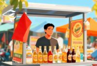 Ilustrasi penjual miras atau minuman beralkohol - sukabumiheadline.com