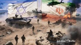 Ilustrasi perang Iran vs Israel - sukabumiheadline.com