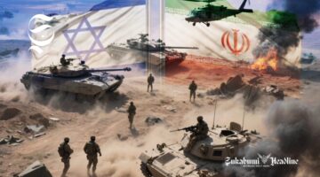 Ilustrasi perang Iran vs Israel - sukabumiheadline.com