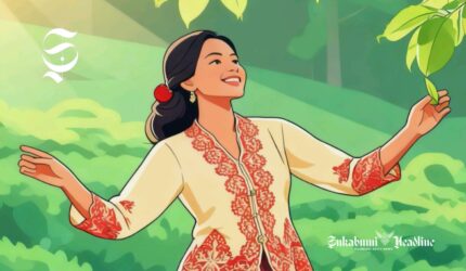 Ilustrasi perempuan Sunda cantik alami - sukabumiheadline.com