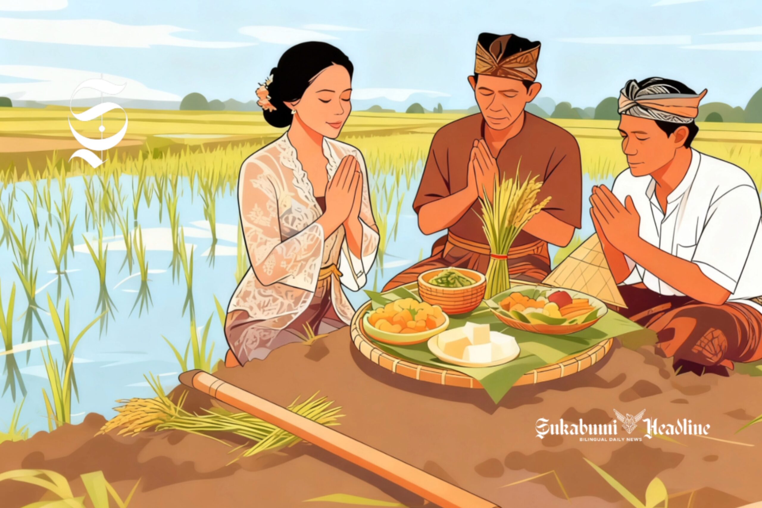 5 tradisi wanita Sukabumi zaman dulu yang perlahan luntur 4 Ilustrasi perempuan Sunda dan alam - sukabumiheadline.com