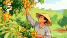 Ilustrasi petani lengkeng atau kelengkeng - sukabumiheadline.com