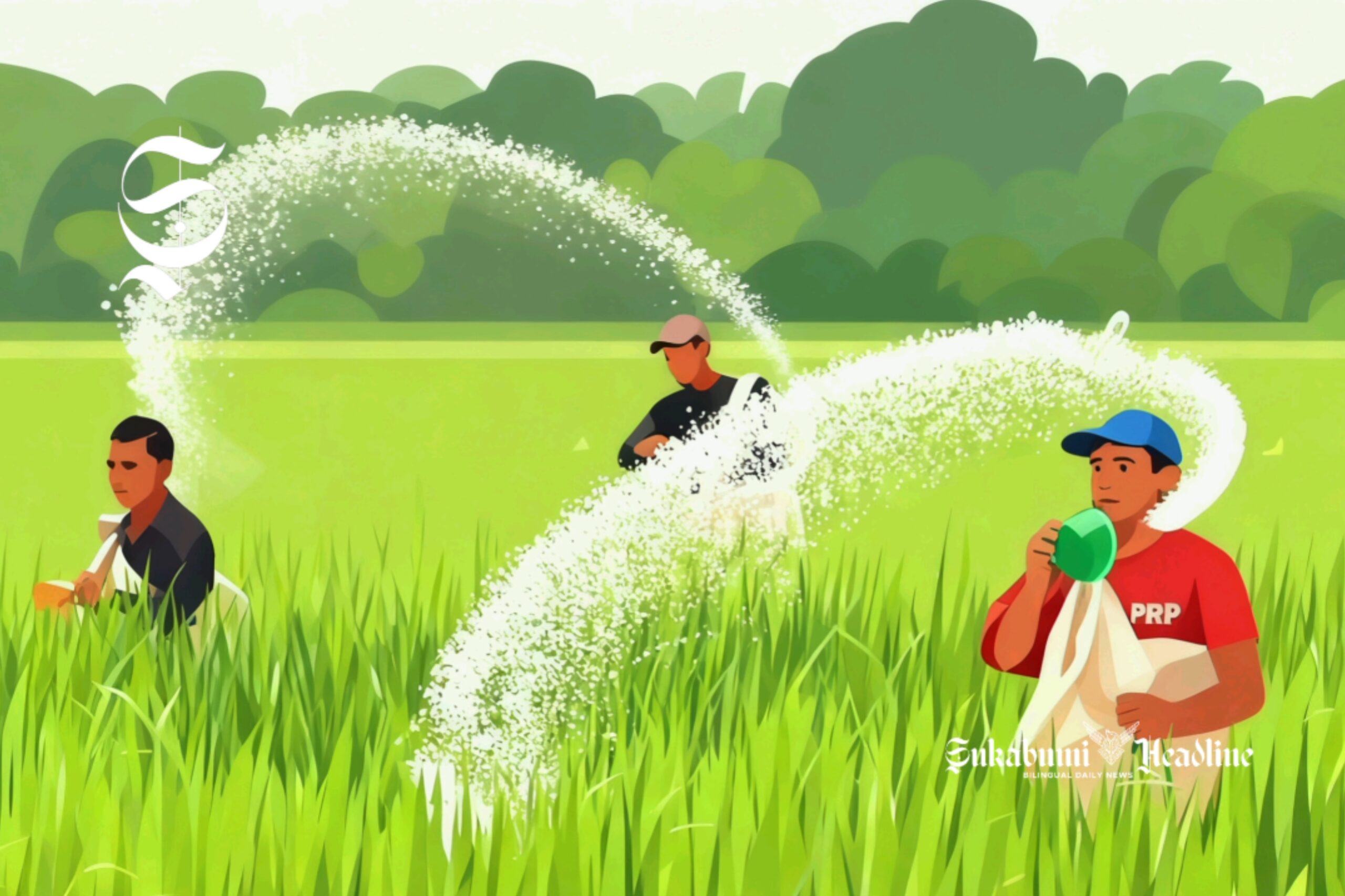 5 fakta Bojonggenteng: Kecamatan terkecil sentra industri palet kayu Sukabumi 2 Ilustrasi petani sedang melakukan pemupukan Urea - sukabumiheadline.com