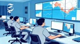 Ilustrasi petugas sedang memantau peristiwa gempa bumi - sukabumiheadline.com