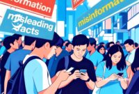 Ilustrasi sebaran hoaks di dunia digital - sukabumiheadline.com
