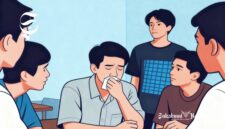 Ilustrasi seorang menderita flu - sukabumiheadline.com