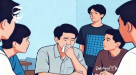 Ilustrasi seorang menderita flu - sukabumiheadline.com