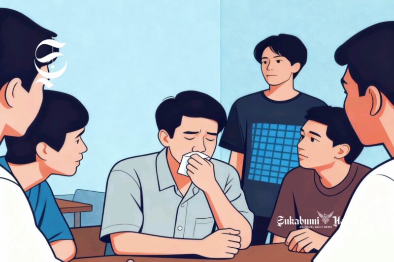 Ilustrasi seorang menderita flu - sukabumiheadline.com