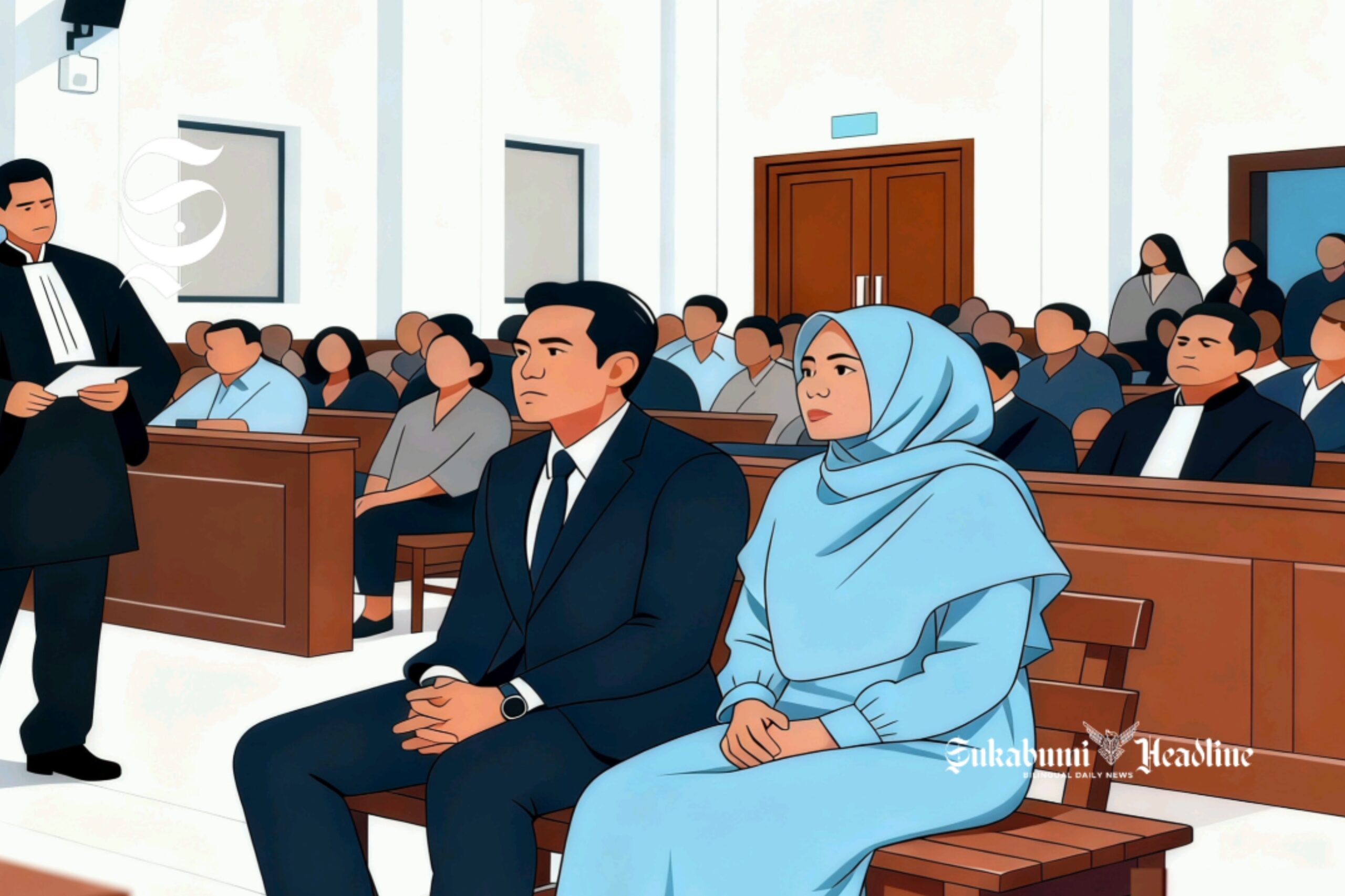 5 ribu pasutri di Sukabumi cerai, 380 PA kumpul perkuat fiqh al-waqi’ dan fiqh al-tahawwulat 1 Ilustrasi suami istri menjalani sidang cerai di pengadilan - sukabumiheadline.com