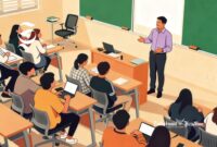 Ilustrasi suasana belajar di kampus - sukabumiheadline.com