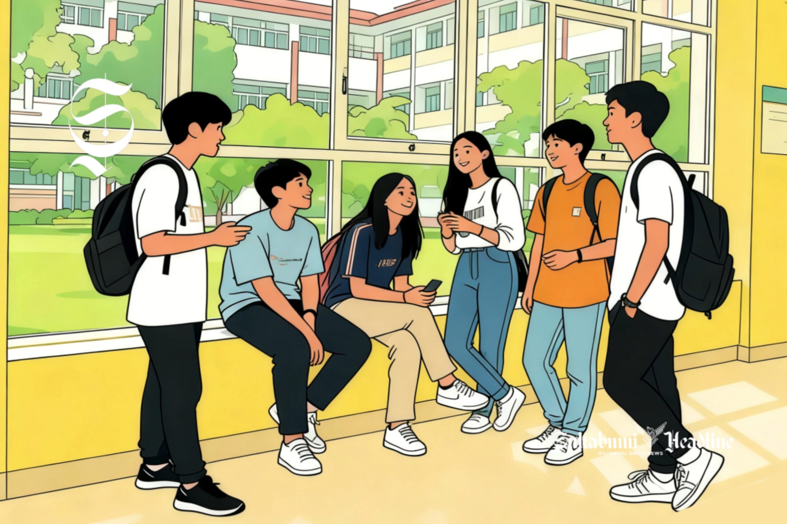 Daftar jurusan kuliah paling dibutuhkan pada 2030 2 Ilustrasi suasana mahasiswa sedang diskusi di lingkungan kampus - sukabumiheadline.com