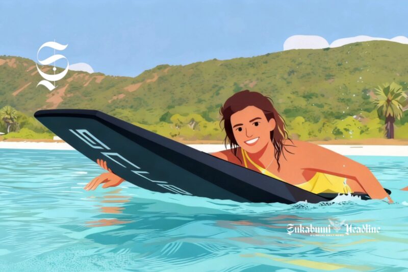 Ilustrasi surfing swim hybrid jadi tren olah raga 2026 berkembang di Sukabumi - sukabumiheadline.com