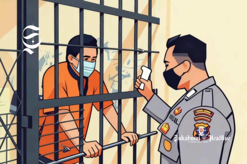 Ilustrasi tahanan sel polisi - sukabumiheadline.com