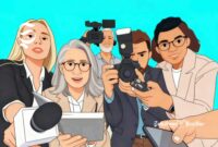 Ilustrasi wartawan sedang wawancara narasumber - sukabumiheadline.com