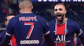 Layvin Kurzawa (kanan), eks rekan setim Mbappe di PSG segera wilujeng sumping di Persib - Ist