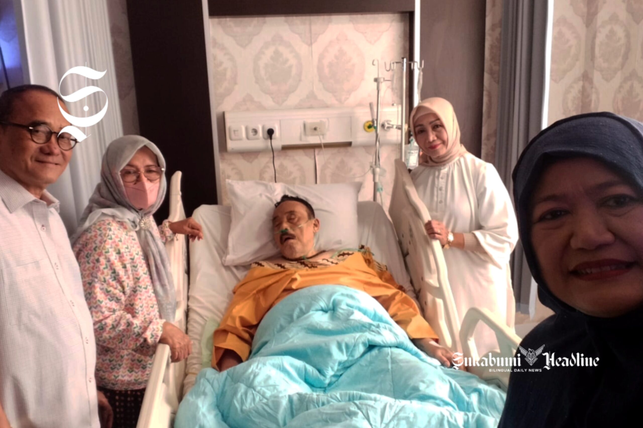 Mayor Jenderal TNI (Purn.) Ampi Nurkamal Tanudjiwa ketika dirawat di RSPAD Gatot Subroto - Dok. Keluarga