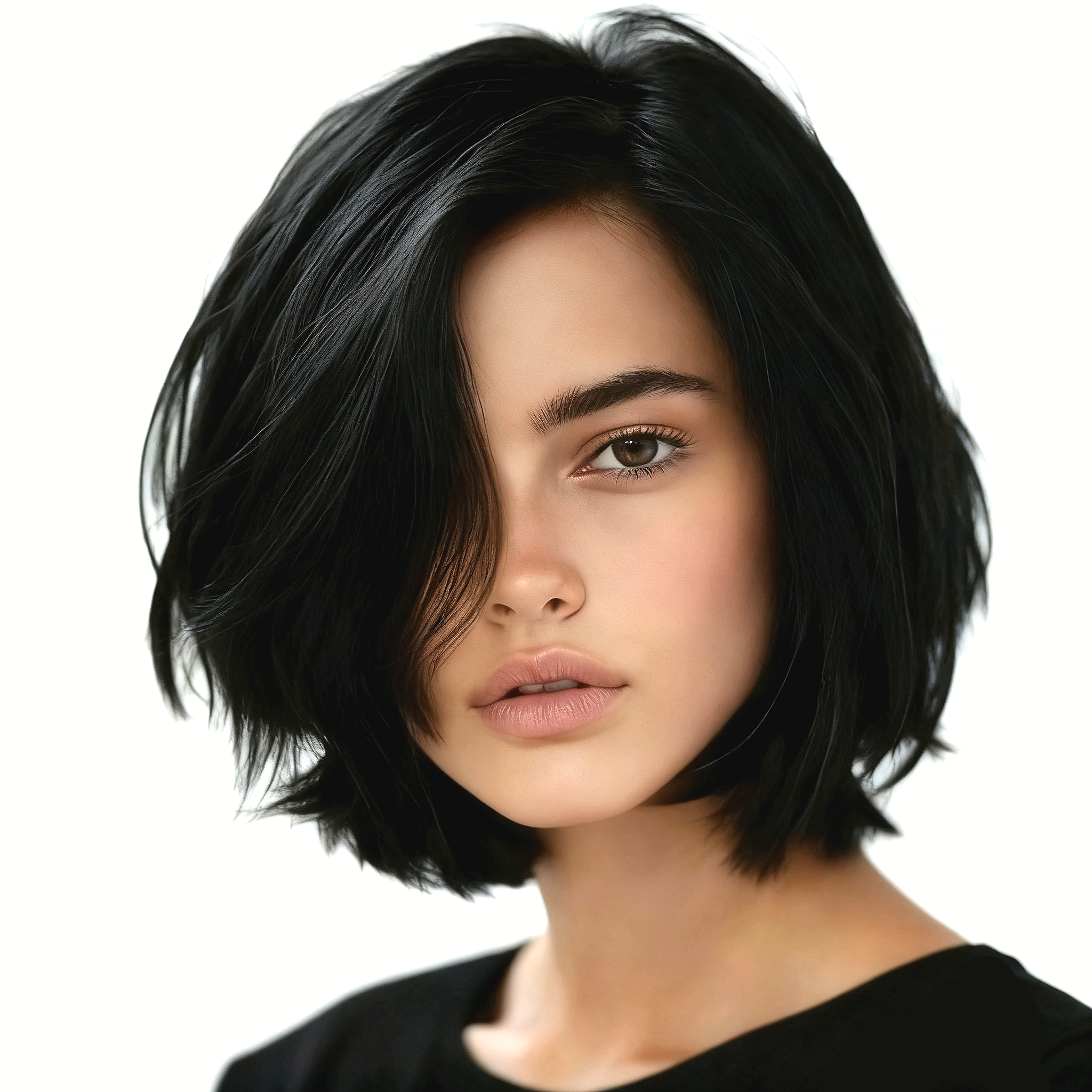 Tampil modern dan penuh gaya dengan 5+4 model rambut sebahu wanita tren 2026 8 Model rambut wanita asymmetric wavy bob