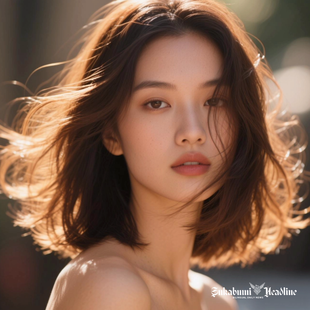 Tampil modern dan penuh gaya dengan 5+4 model rambut sebahu wanita tren 2026 2 Model rambut wanita long bob bergelombang