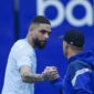 Momen hari pertama Layvin Kurzawa latihan bareng tim Persib Bandung - Persib