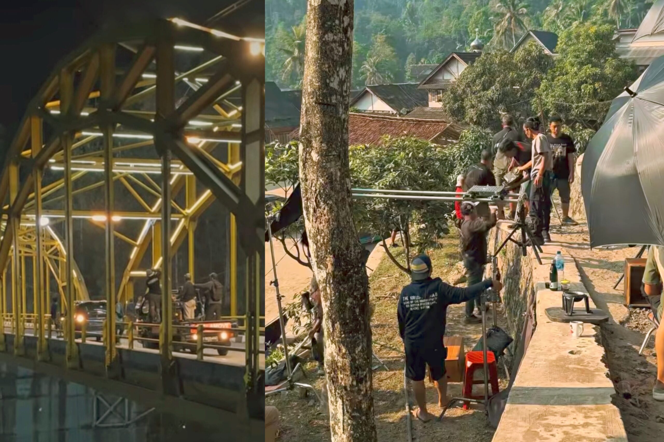 Suasana syuting film Sunda Emperor - Ist