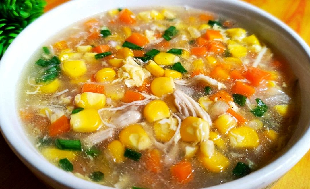 Sup Jagung Telur Sederhana