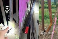 Tiang jaringan internet berbasis kabel optik milik MyRepublik Indonesia dicabut warga Sukabumi - Andy Priana