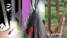 Tiang jaringan internet berbasis kabel optik milik MyRepublik Indonesia dicabut warga Sukabumi - Andy Priana