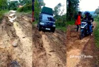 Ujian berat warga Jampang Tengah Sukabumi belum berakhir, diaspal hanya tahan 3 bulan - Saepudin Galih