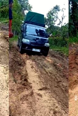 Ujian berat warga Jampang Tengah Sukabumi belum berakhir, diaspal hanya tahan 3 bulan