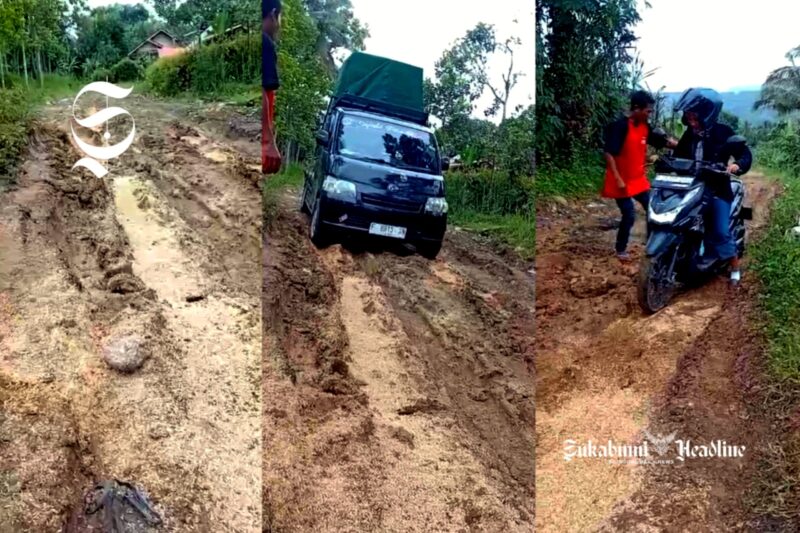 Ujian berat warga Jampang Tengah Sukabumi belum berakhir, diaspal hanya tahan 3 bulan - Saepudin Galih