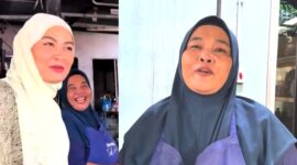 Anggota parlemen Malaysia, Young Syefura Othman (kiri) ketika bertemu dengan wanita asal Sukabumi di Negeri Jiran itu - Ist