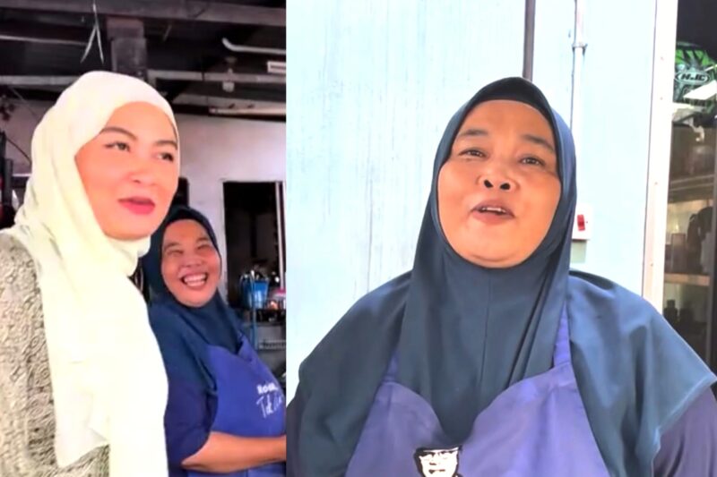 Anggota parlemen Malaysia, Young Syefura Othman (kiri) ketika bertemu dengan wanita asal Sukabumi di Negeri Jiran itu - Ist