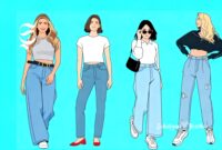 5+2 model celana jeans wanita 2026, dari baggy hingga skinny - Ilustrasi sukabumiheadline.com