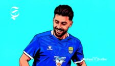 Bek Persib Bandung dan Timnas Irak, Frans Putros - Ilustrasi sukabumiheadline.com