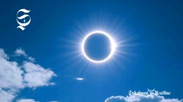 Gerhana matahari cincin - Ilustrasi sukabumiheadline.com/AI