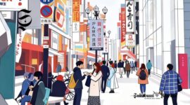 Ilustrasi Kota Osaka, Jepang - sukabumiheadline.com