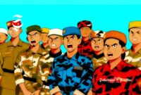 Ilustrasi anggota ormas - sukabumiheadline.com