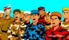 Ilustrasi anggota ormas - sukabumiheadline.com