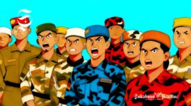 Ilustrasi anggota ormas - sukabumiheadline.com