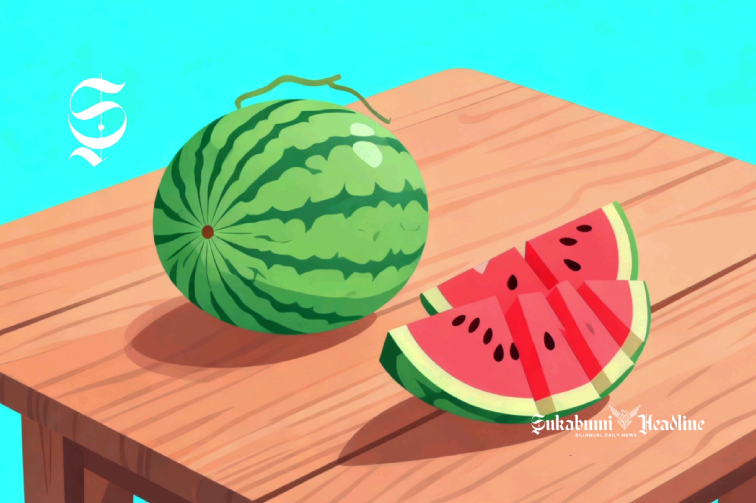 Ilustrasi buah semangka - sukabumiheadline.com