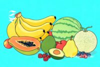 Ilustrasi buah yang baik untuk kesehatan jantung dan lambung - sukabumiheadline.com