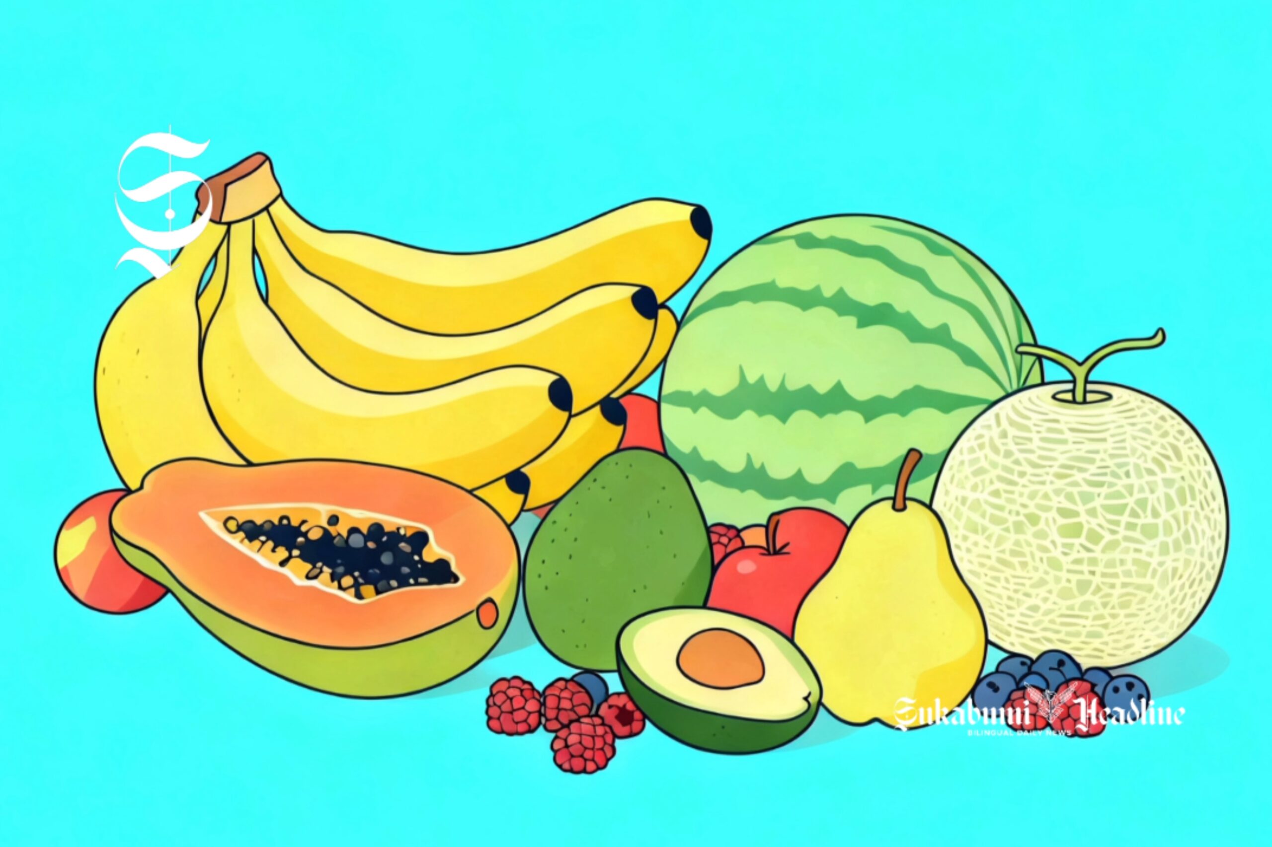 Ilustrasi buah yang baik untuk kesehatan jantung dan lambung - sukabumiheadline.com