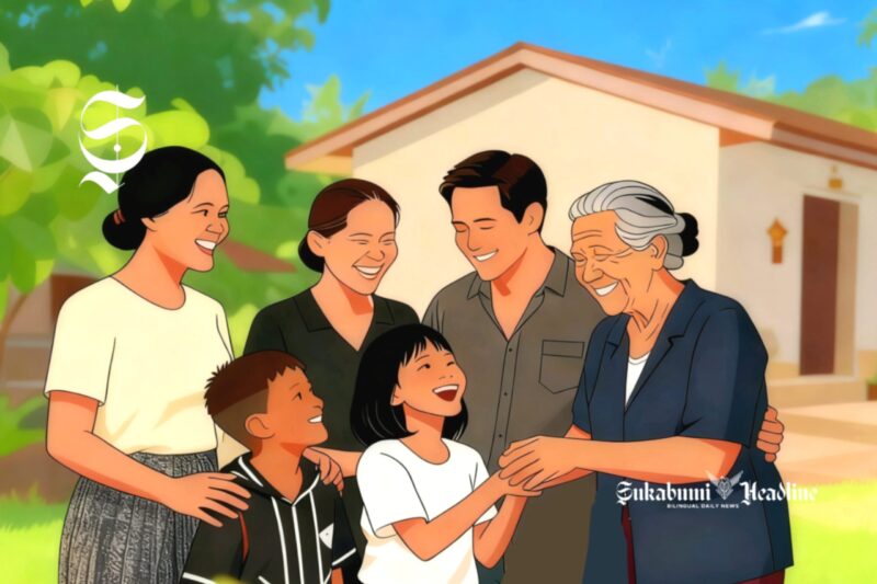 Ilustrasi cucu, orang tua, ibu dan nenek - sukabumiheadline.com