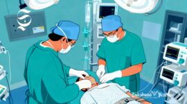 Ilustrasi dokter sedang melakukan operasi terhadap pasien di rumah sakit - sukabumiheadline.com