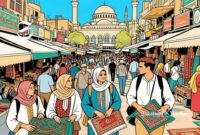 Ilustrasi halal tourism - sukabumiheadline.com