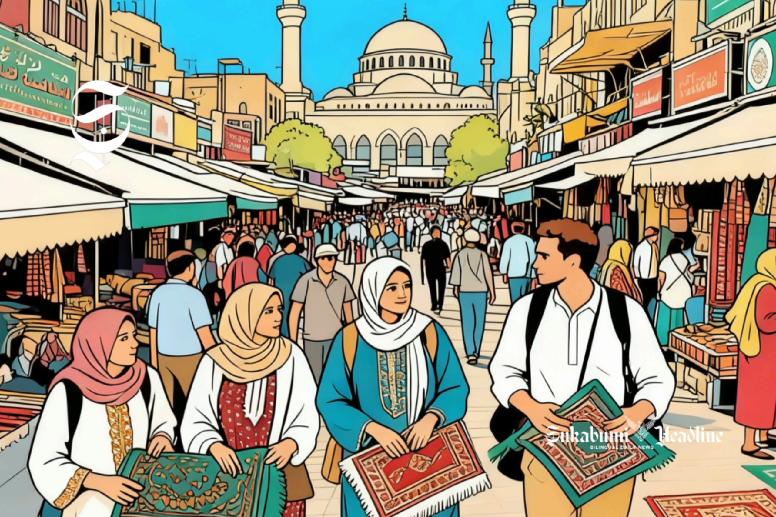 Ilustrasi halal tourism - sukabumiheadline.com