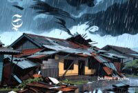 Ilustrasi hujan deras disertai angin kencang - sukabumiheadline.com