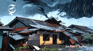 Ilustrasi hujan deras disertai angin kencang - sukabumiheadline.com