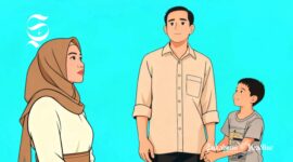 Ilustrasi ibu, ayah dan anak - sukabumiheadline.com