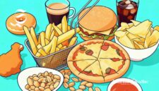 Ilustrasi junk food, kopi dan minuman berkarbonasi - sukabumiheadline.com